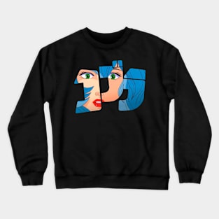 Jane Flowers surprised Crewneck Sweatshirt